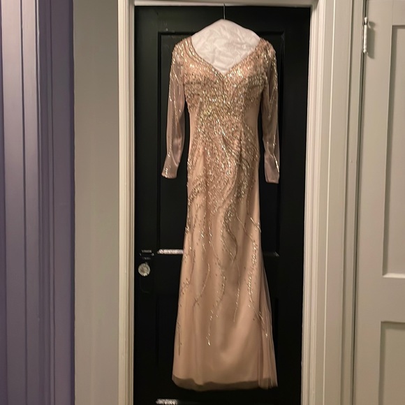 Beaded Mother of the Bride/Groom gown - Picture 2 of 6